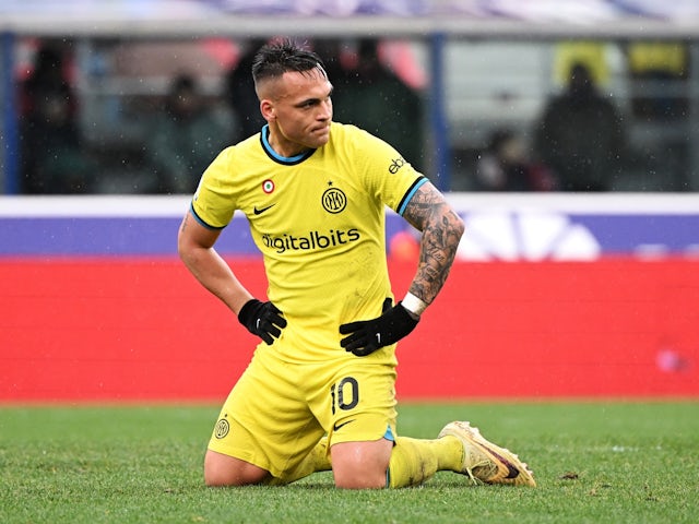 Lautaro Martínez de l'Inter de Milà fotografiat el 26 de febrer de 2023