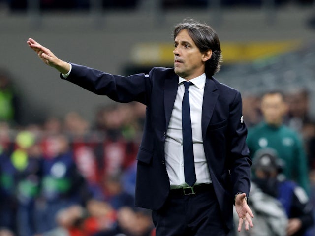 L'entrenador de l'Inter de Milà, Simone Inzaghi, el 10 de maig de 2023