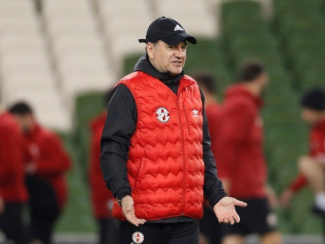 L'entrenador de Geòrgia Vladimir Weiss fotografiat el 25 de març de 2019