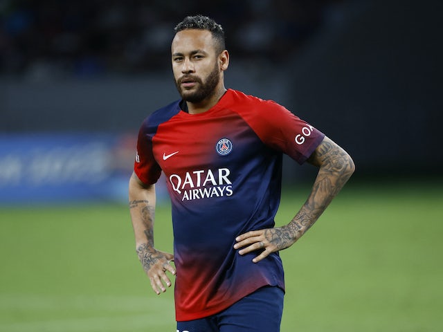 Neymar del Paris Saint-Germain (PSG) després del partit de l'1 d'agost de 2023