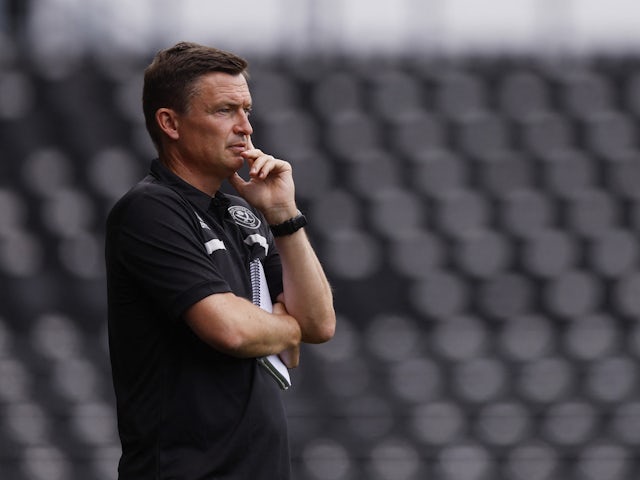 L'entrenador del Sheffield United, Paul Heckingbottom, mira el 29 de juliol de 2023