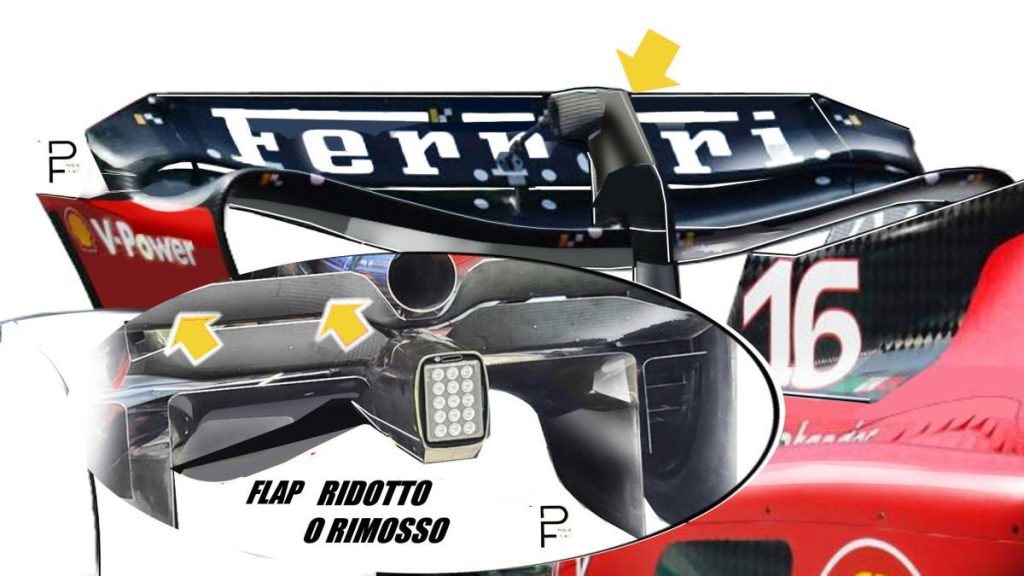 F1 Monza, aquí teniu les ales i fons de Ferrari per a Leclerc i Sainz