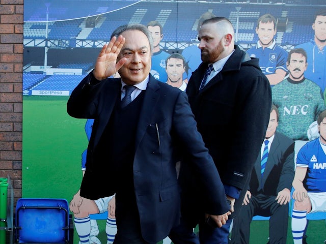El propietari de l'Everton, Farhad Moshiri, arriba abans del partit del 21 de desembre de 2019