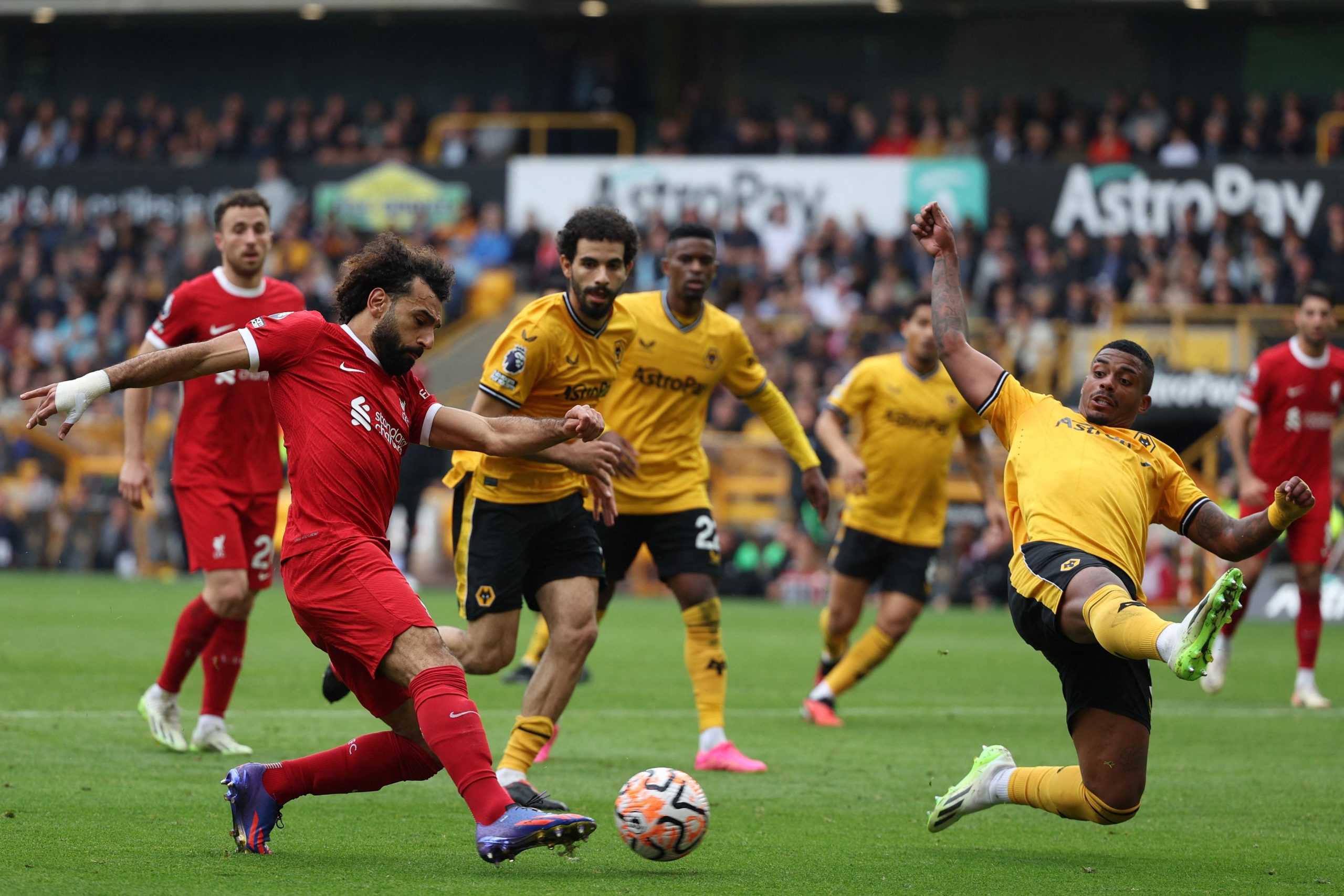 Salah s'uneix al club exclusiu de jugadors de la Premier League durant el partit dels Wolves