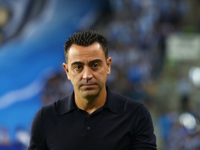 L'entrenador del Barcelona Xavi abans del partit del 4 d'octubre de 2023