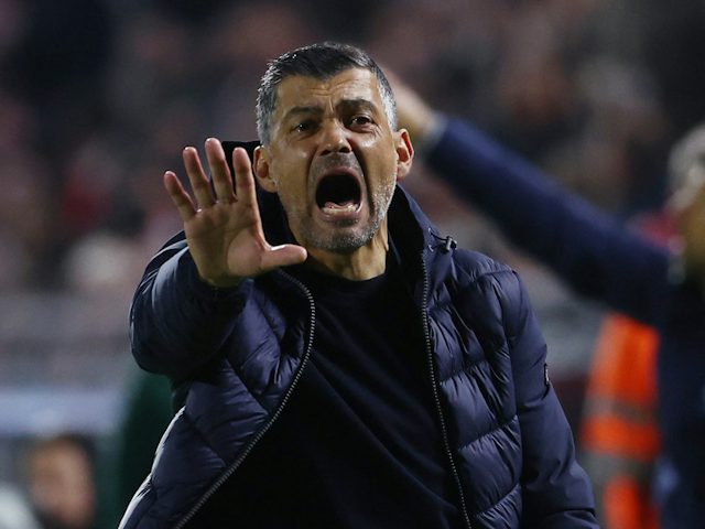 L'entrenador del Porto, Sergio Conceicao, reacciona el 25 d'octubre de 2023