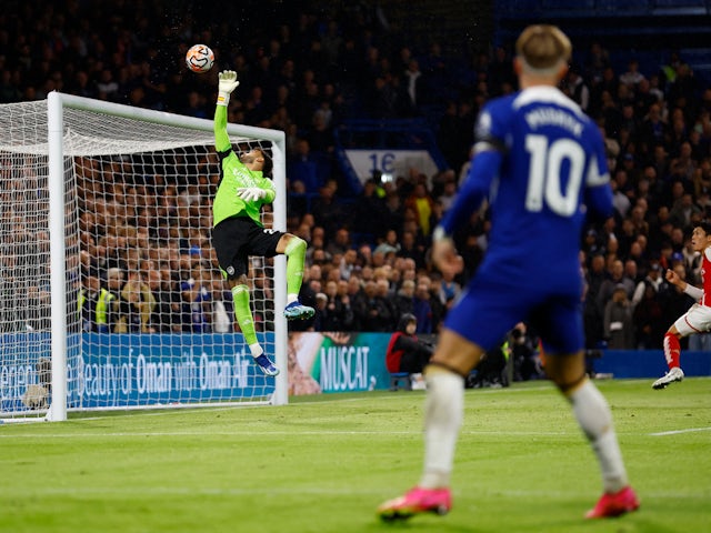 Mykhaylo Mudryk del Chelsea va marcar el seu segon gol passat el 21 d'octubre de 2023