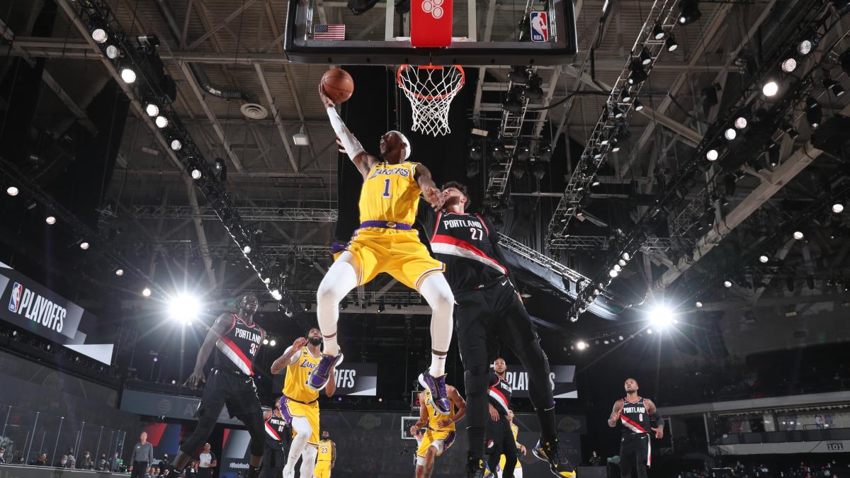 NBA Noir: Caldwell Pope al camp amb els Lakers amb la polsera electrònica
