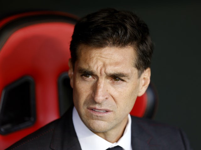 L'entrenador del Sevilla, Diego Alonso, el 21 d'octubre de 2023