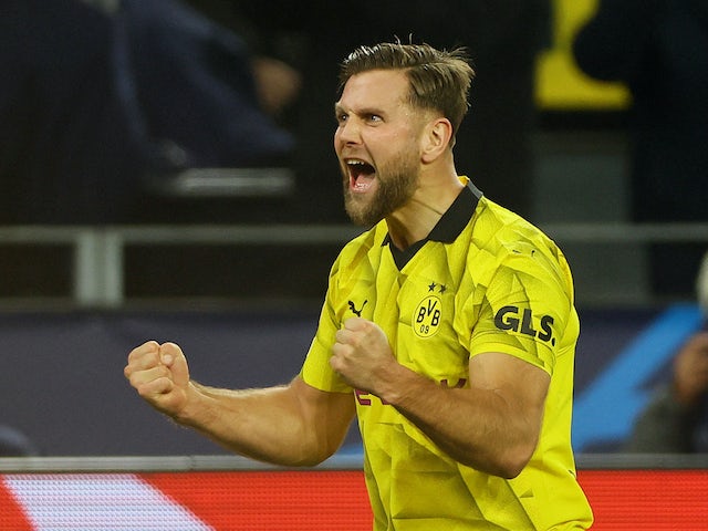 Niclas Fullkrug del Borussia Dortmund celebra el seu primer gol el 7 de novembre de 2023