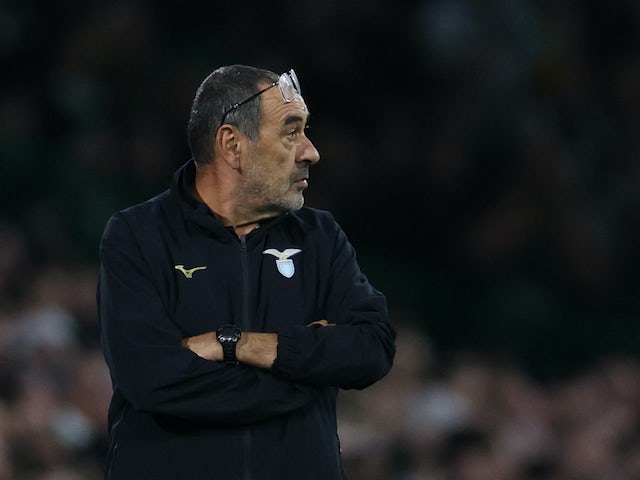 L'entrenador de la Lazio, Maurizio Sarri, el 4 d'octubre de 2023