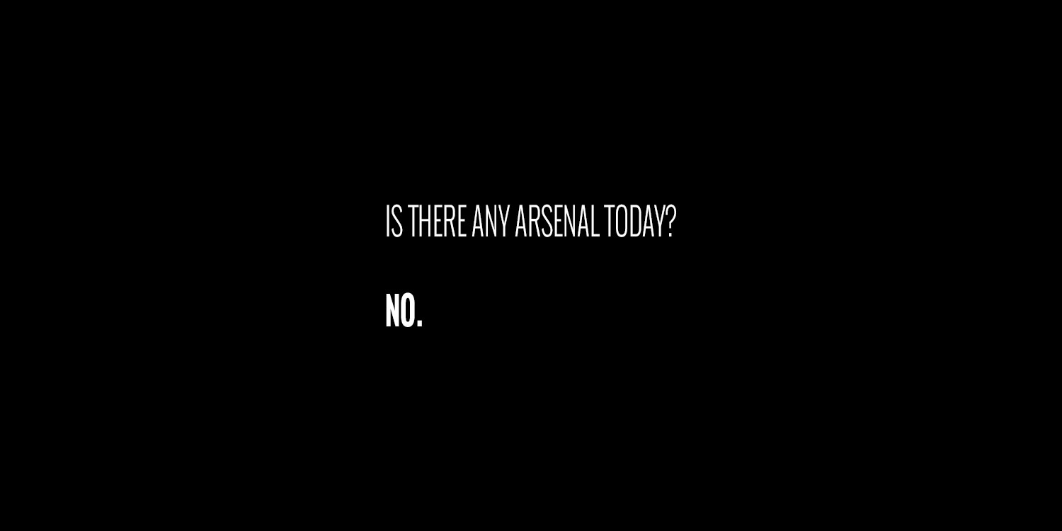 Sense Arsenal avui |  Arseblog ... un bloc de l'Arsenal