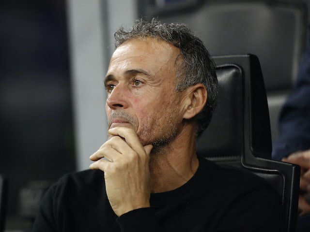 L'entrenador del Paris Saint-Germain (PSG), Luis Enrique, abans del partit del 7 de novembre de 2023