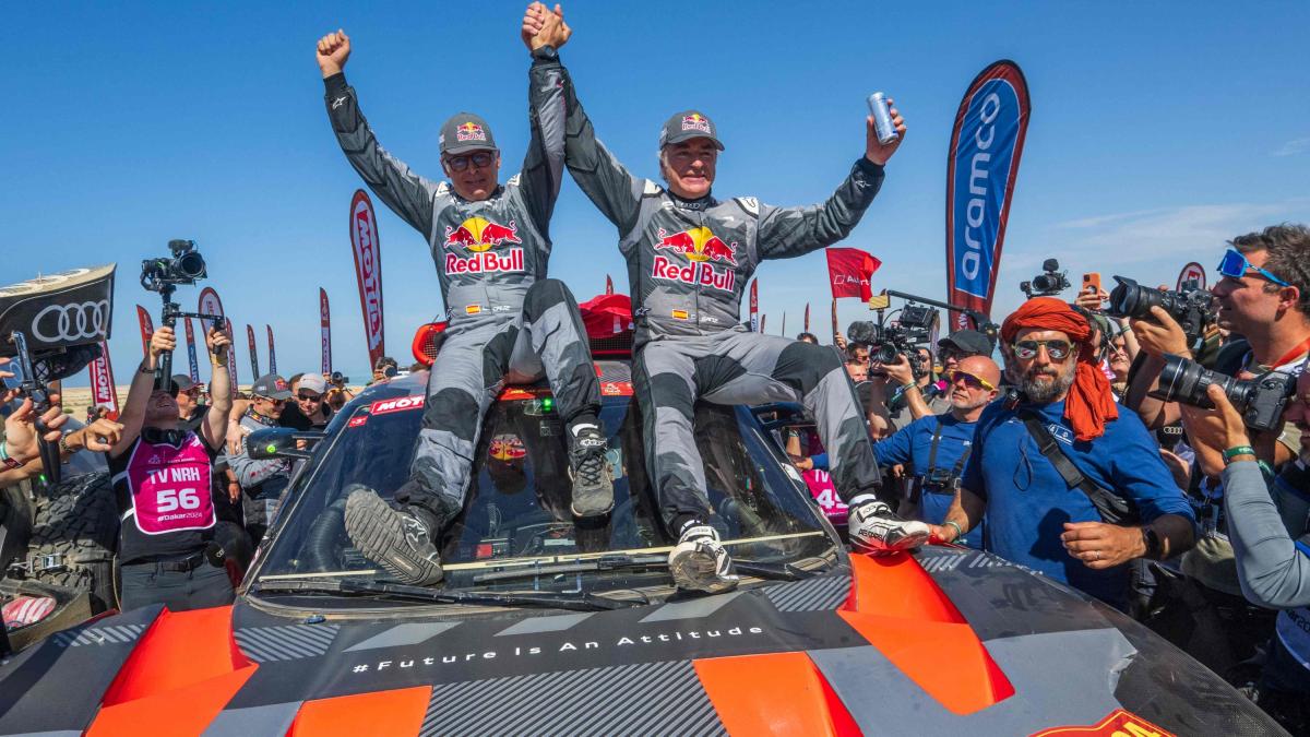 Cotxe Dakar 2024: Carlos Sainz guanya amb Audi, De Mevius i Loeb al podi