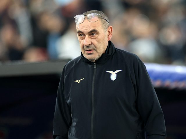 L'entrenador de la Lazio, Maurizio Sarri, abans del partit del 28 de gener de 2024