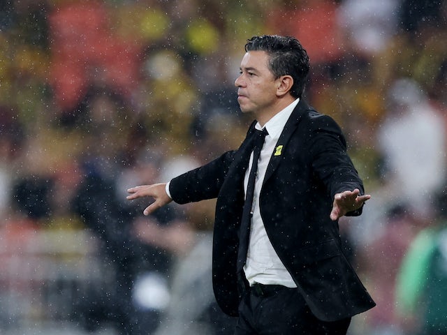 L'entrenador de l'Al Ittihad, Marcelo Gallardo, reacciona el 12 de desembre de 2023
