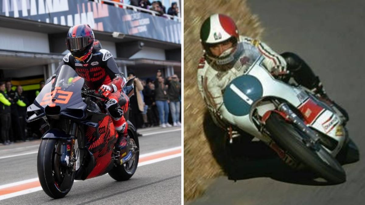 MotoGP Marquez-Ducati Gresini com Agostini a Yamaha