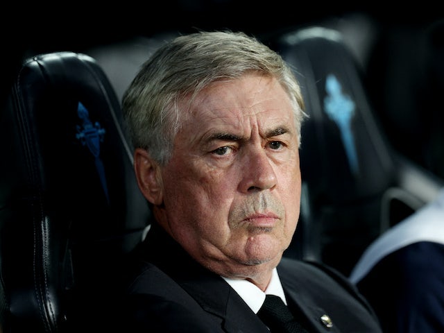 L'entrenador del Reial Madrid, Carlo Ancelotti, abans del partit del 25 d'agost de 2023