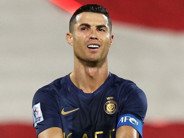 Cristiano Ronaldo d'Al Nassr reacciona el 19 de setembre de 2023