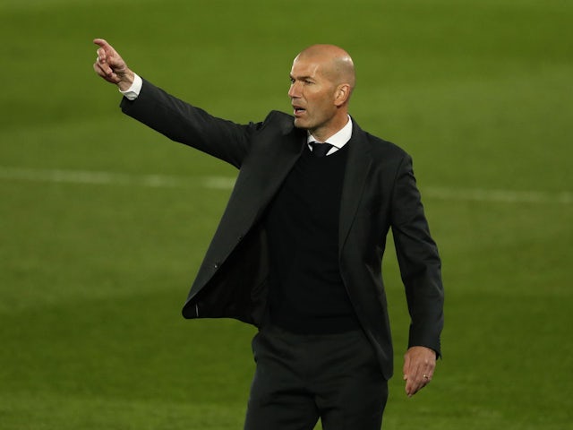 L'exentrenador del Reial Madrid Zinedine Zidane l'1 de maig de 2021